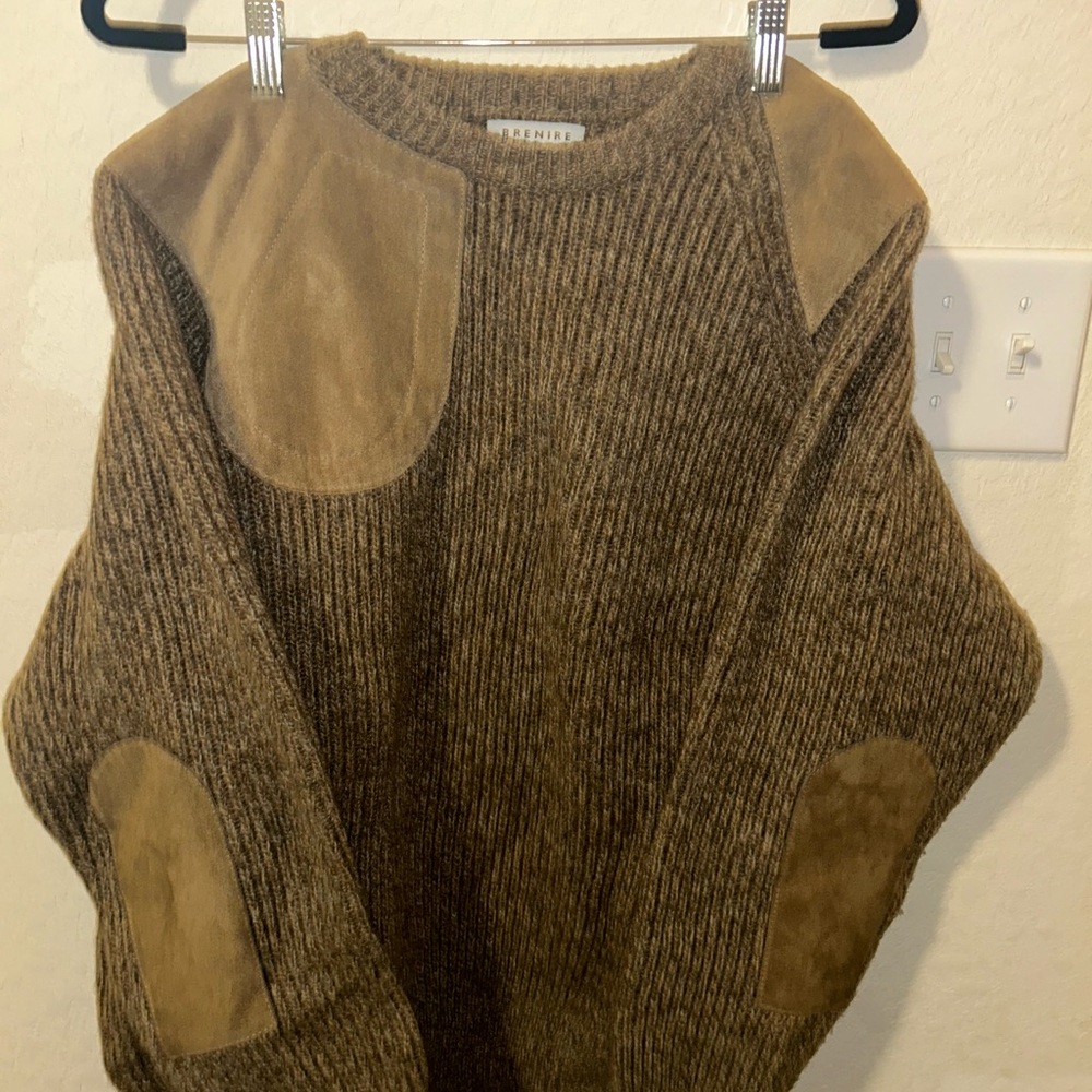 Brenire Scotland Brown Knit Sweater